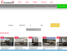 Tablet Screenshot of emlakizmir.com